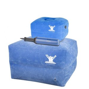 Posture Therapy INFLATABLE Large and Small Blocks/Pillow Bundle with Pump