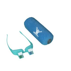 Short Inflatable Roll and Aqua Prism Glasses