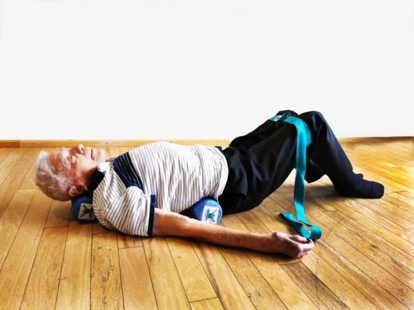 Posture Therapy Small FOAM Block and Aqua STRAP/Yoga Belt Bundle - Image 7