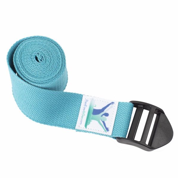 Posture Therapy Small INFLATABLE Block and Aqua STRAP/Yoga Belt Bundle - Image 10