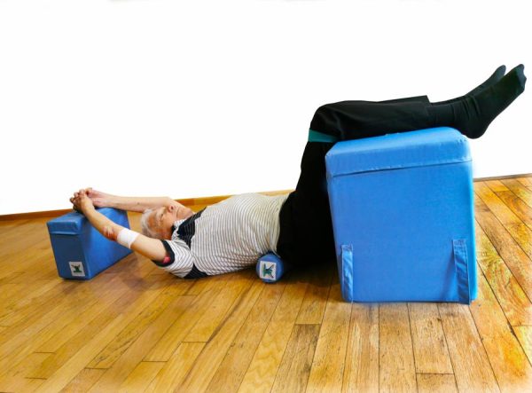 Pain Free-Posture Basic Foam Package (Blocks LARGE & 1 SMALL, ROLLS LONG & SHORT, STRAP/Yoga Belt Bundle) - Image 5