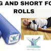 Posture Therapy Long and Short INFLATABLE ROLLS/Towel and Aqua STRAP/Yoga Belt Bundle - Image 8