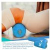 Posture Therapy Long and Short INFLATABLE ROLLS/Towel and Blue STRAP/Yoga Belt Bundle - Image 10