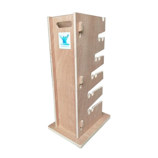 Pain Free-Posture Multi-Positioning Tower & Healing Blue Prism Glasses (Includes Single and Double Pedal) -POSTURE TOWER- Hip Flexor Releaser- Neck, Hip, Lower Back, Knee & Ankle Pain Reducer - Image 6