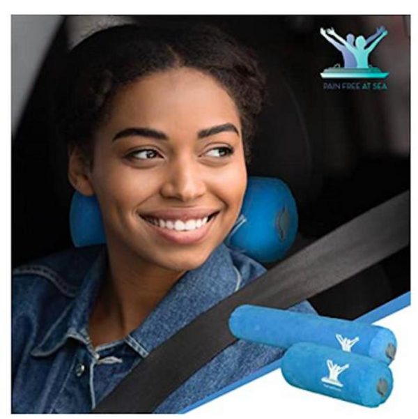 Posture Therapy Long and Short INFLATABLE ROLLS/Towel and Blue STRAP/Yoga Belt Bundle - Image 9