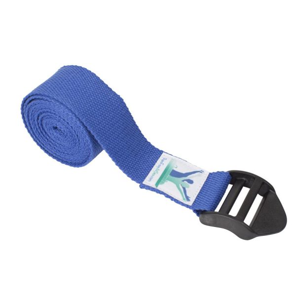 Posture Therapy Small INFLATABLE Block and Blue STRAP/Yoga Belt Bundle - Image 2