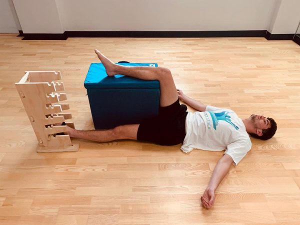 Pain Free-Posture Multi-Positioning Tower & Healing Blue Prism Glasses (Includes Single and Double Pedal) -POSTURE TOWER- Hip Flexor Releaser- Neck, Hip, Lower Back, Knee & Ankle Pain Reducer - Image 15
