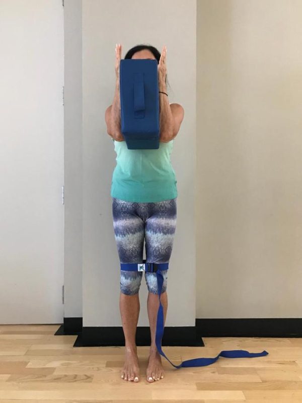 Posture Therapy SINGLE Blue STRAP/YOGA BELT - Image 8